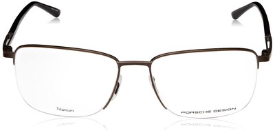 Foto 2 | Marco De Gafas Porsche Design P8730 C Para Hombre De 56 Mm, Color Marrón Y Negro - Venta Internacional.