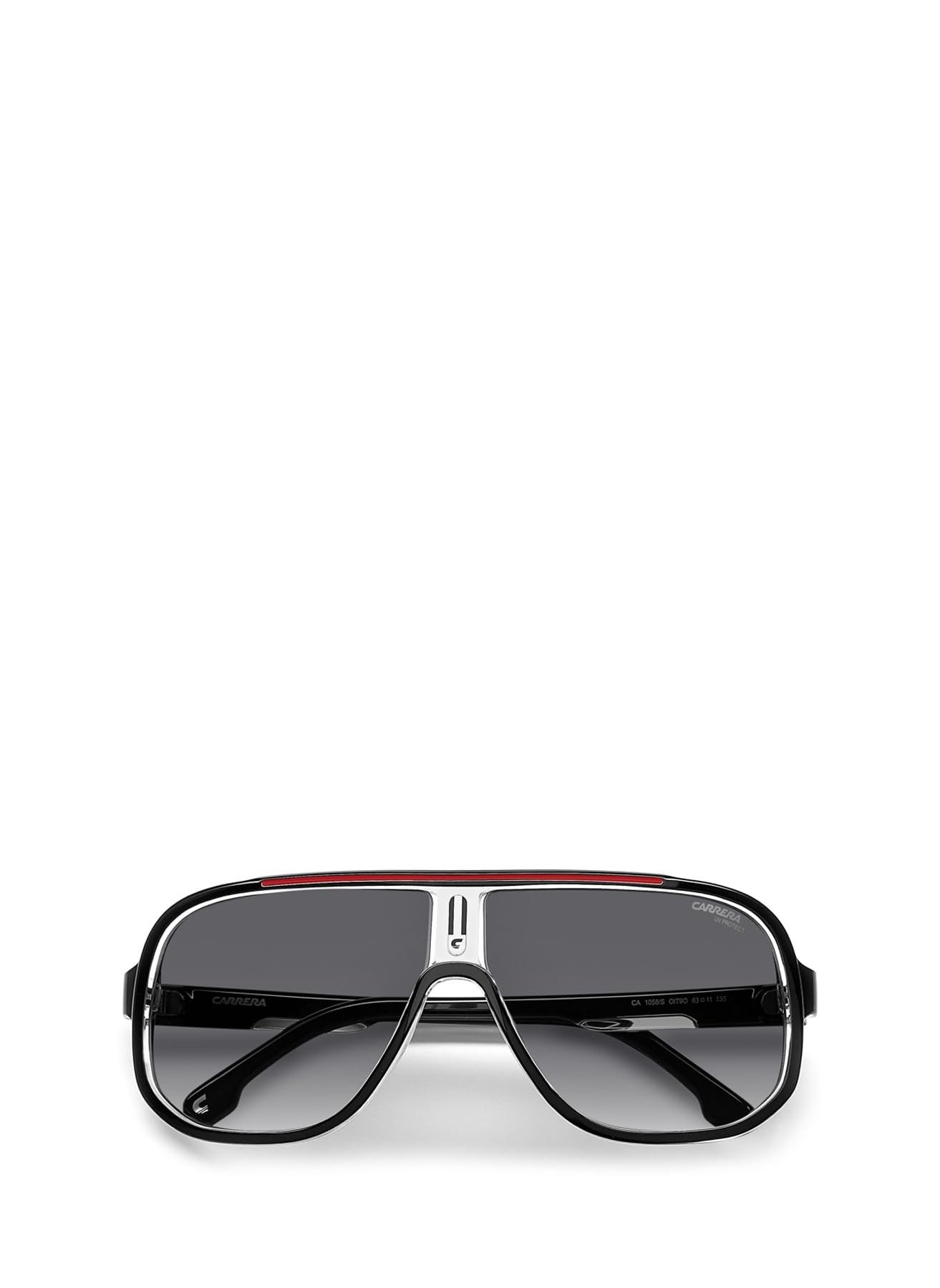 Foto 4 | Gafas De Sol Carrera Modern Standard 1058/s Negro Rojo 63mm - Venta Internacional.