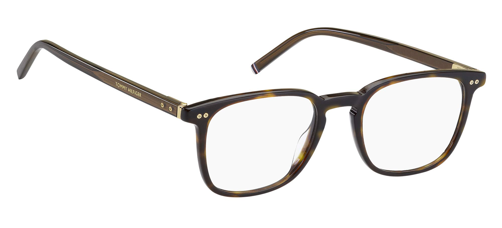 Foto 5 pulgar | Montura De Gafas Tommy Hilfiger Th 1814 Dark Havana Para Hombre - Venta Internacional.