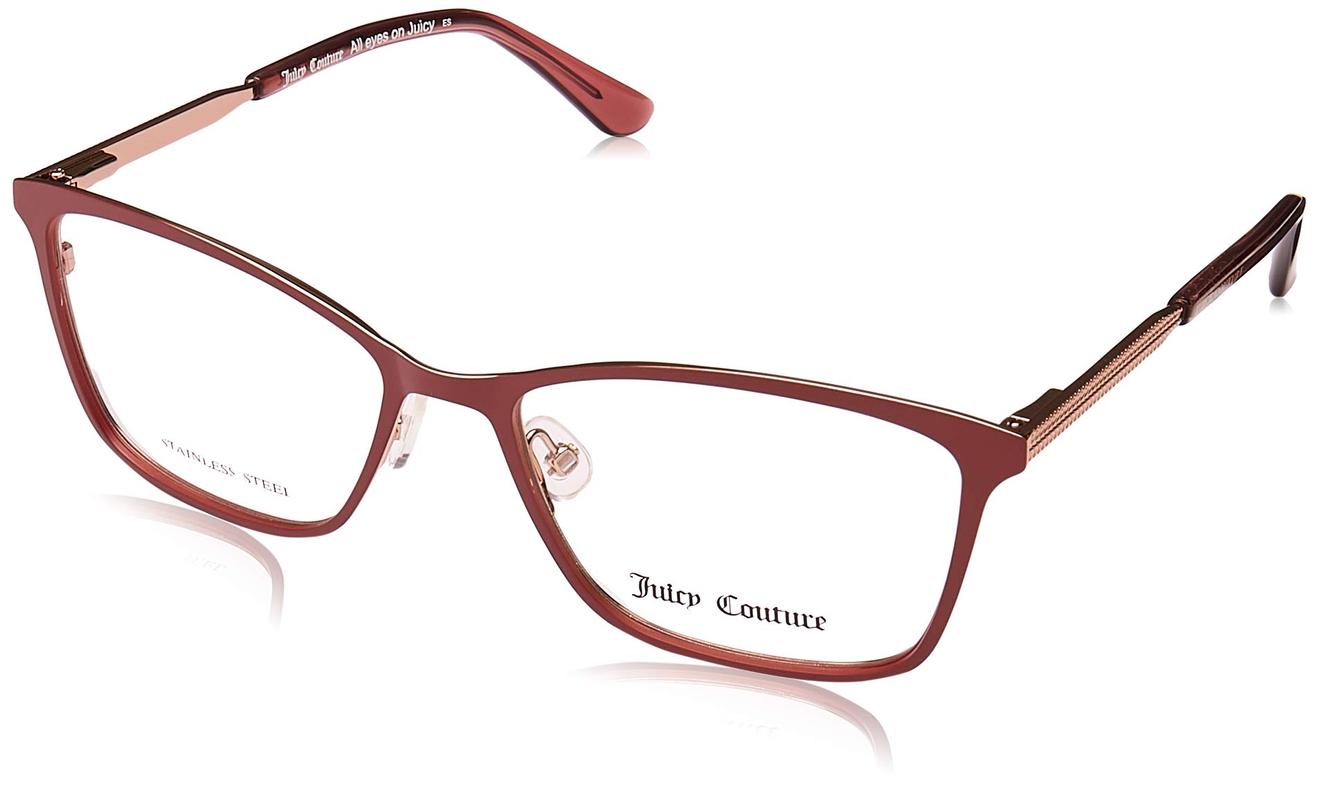 Foto 1 | Anteojos Juicy Couture 190 07bl, Color Burdeos Mate Con Lente De Demostración - Venta Internacional.