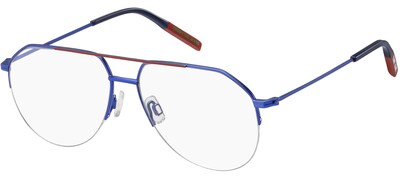 Foto 1 | Montura De Gafas Tommy Jeans Tj 0013 Azul Mate Unisex - Venta Internacional.