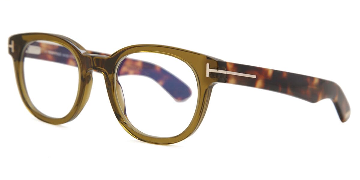 Foto 3 pulgar | Gafas Graduadas Tom Ford Ft 5807-b 096 Shiny Transp. Olive Men - Venta Internacional.