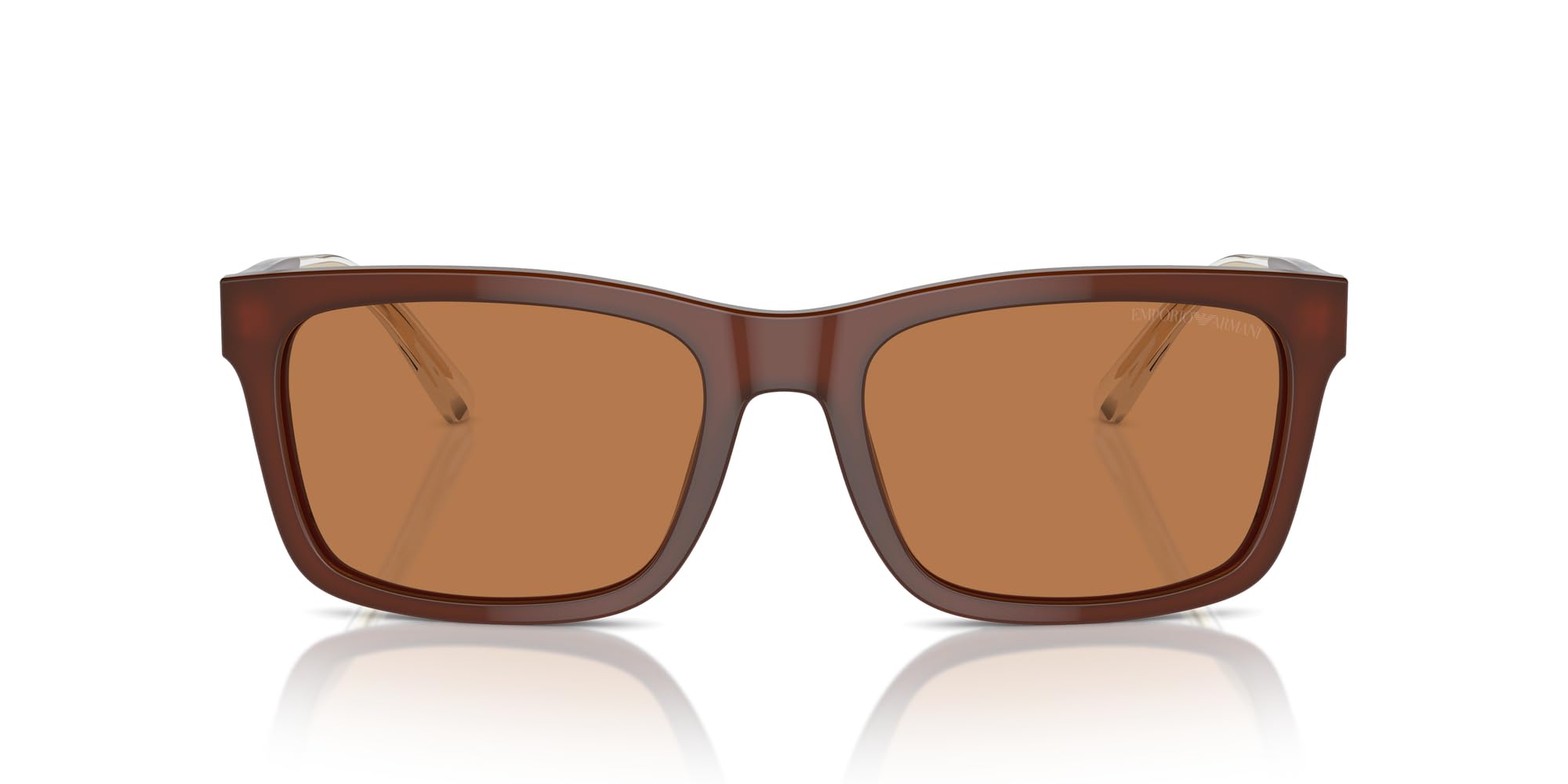 Foto 2 pulgar | Gafas De Sol Emporio Armani Ea4224f Low Bridge Fit Brown 58 Mm - Venta Internacional.