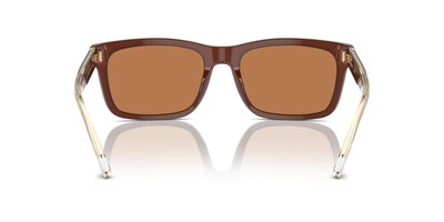 Foto 4 | Gafas De Sol Emporio Armani Ea4224f Low Bridge Fit Brown 58 Mm - Venta Internacional.