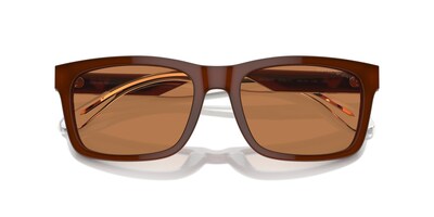 Foto 5 | Gafas De Sol Emporio Armani Ea4224f Low Bridge Fit Brown 58 Mm - Venta Internacional.