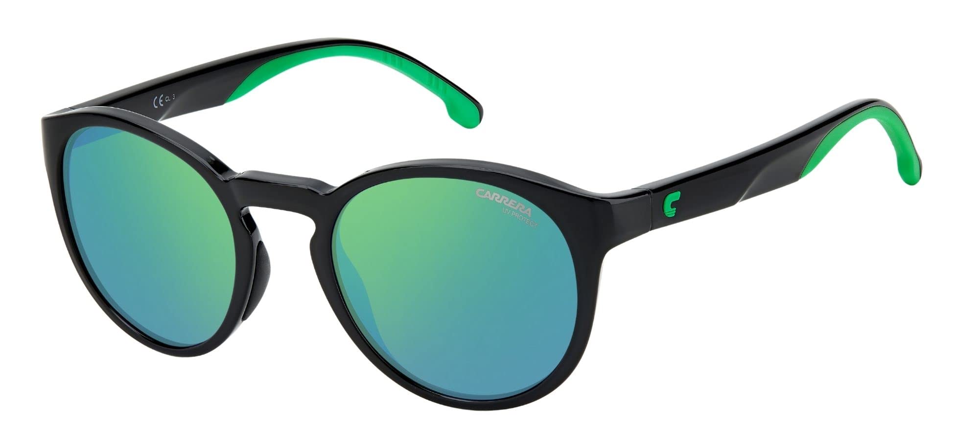 Foto 2 pulgar | Gafas De Sol Carrera Carrera 8056/s 7zj Para Hombre, Negro Y Verde - Venta Internacional.