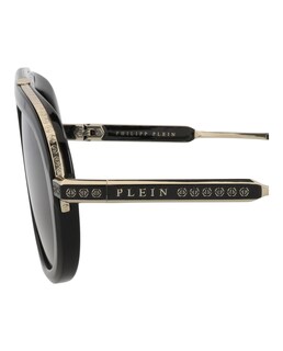 Foto 4 | Gafas De Sol Philipp Plein Spp 151 M 0700 Negras Para Hombre - Venta Internacional.