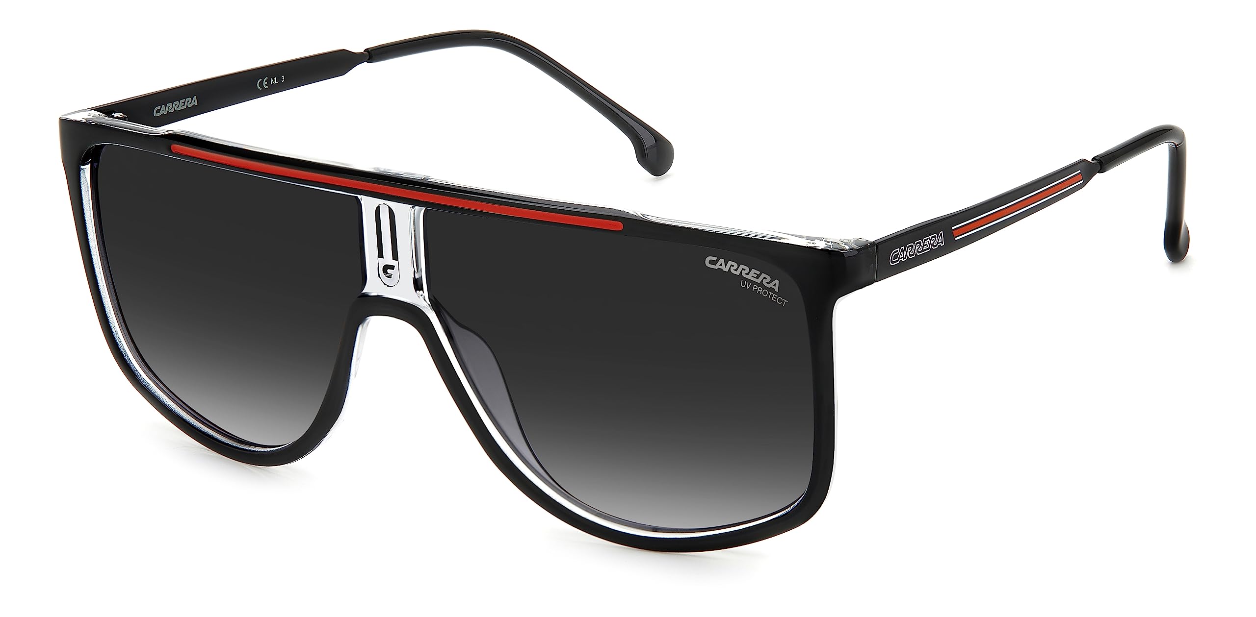 Foto 1 | Gafas De Sol Carrera Carrera 1056/s Oit Para Hombre, Negro Y Rojo - Venta Internacional.