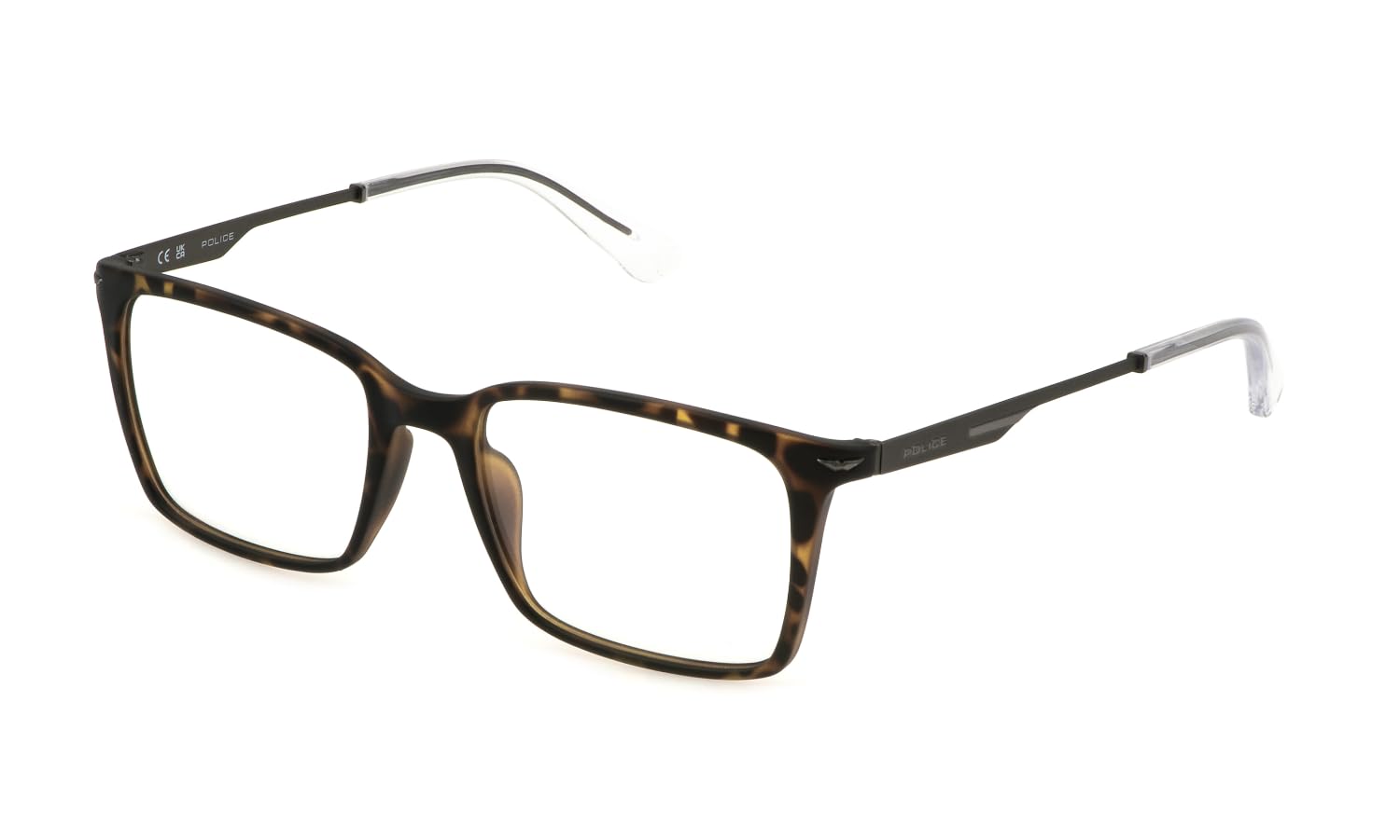 Foto 2 pulgar | Marco De Gafas Police Vpll62 Shiny Dark Havana Para Hombre - Venta Internacional.