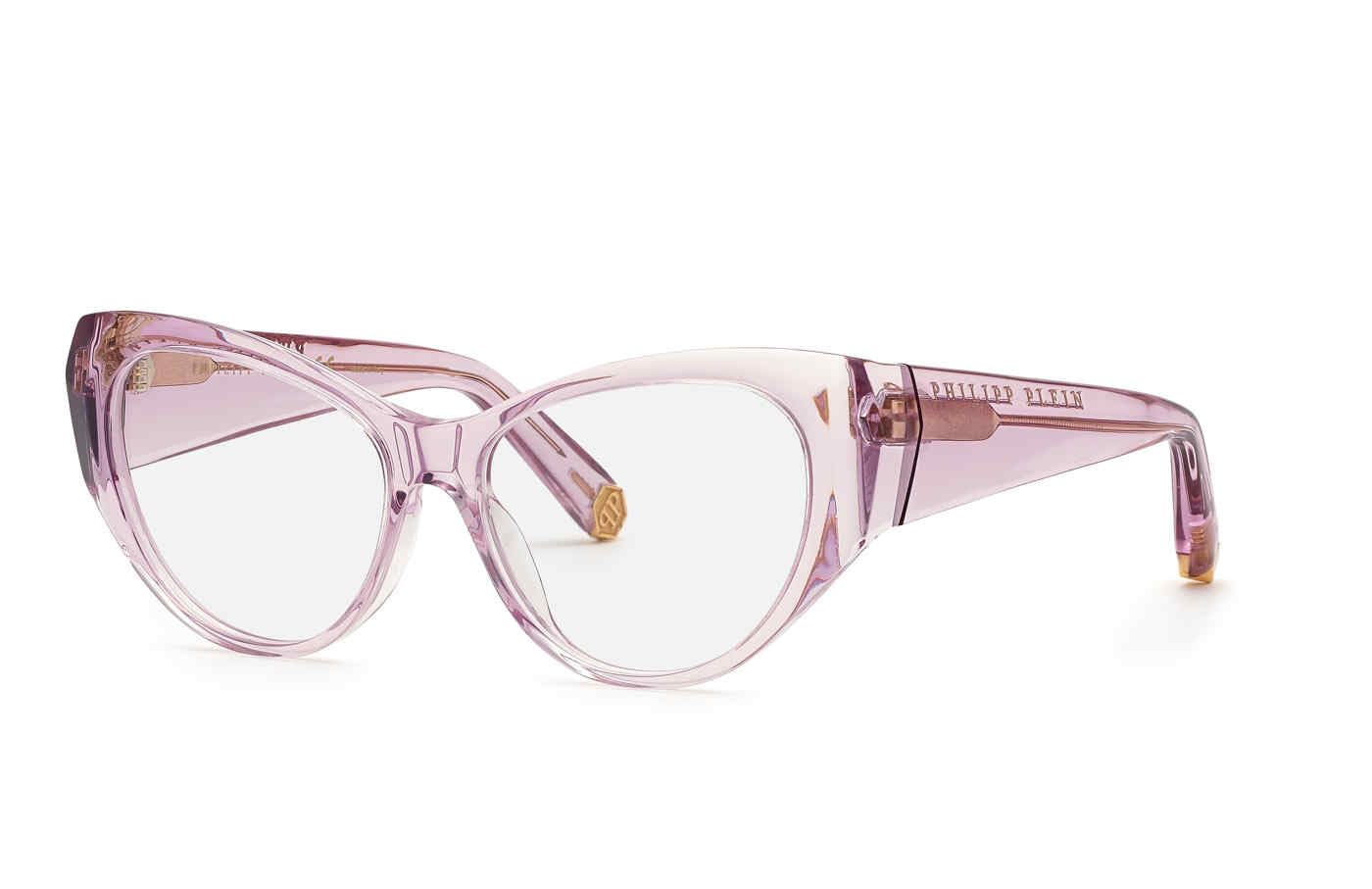 Foto 2 pulgar | Gafas De Sol Philipp Plein Vpp 101 Shiny Transp.pink Para Mujer - Venta Internacional.