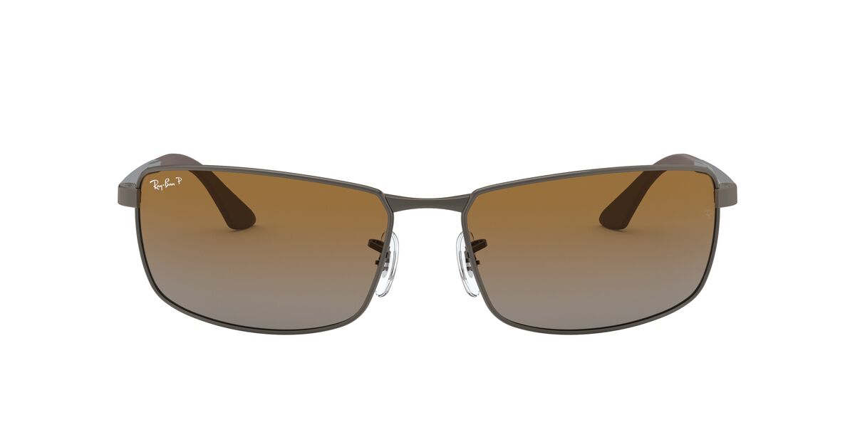 Foto 2 pulgar | Lente De Sol Ray-ban 0rb3498 Rectangular Polarizado