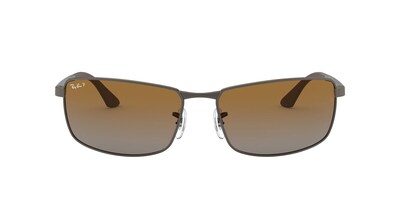 Foto 1 | Lente De Sol Ray-ban 0rb3498 Rectangular Polarizado
