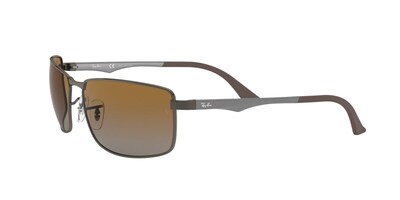 Foto 3 | Lente De Sol Ray-ban 0rb3498 Rectangular Polarizado
