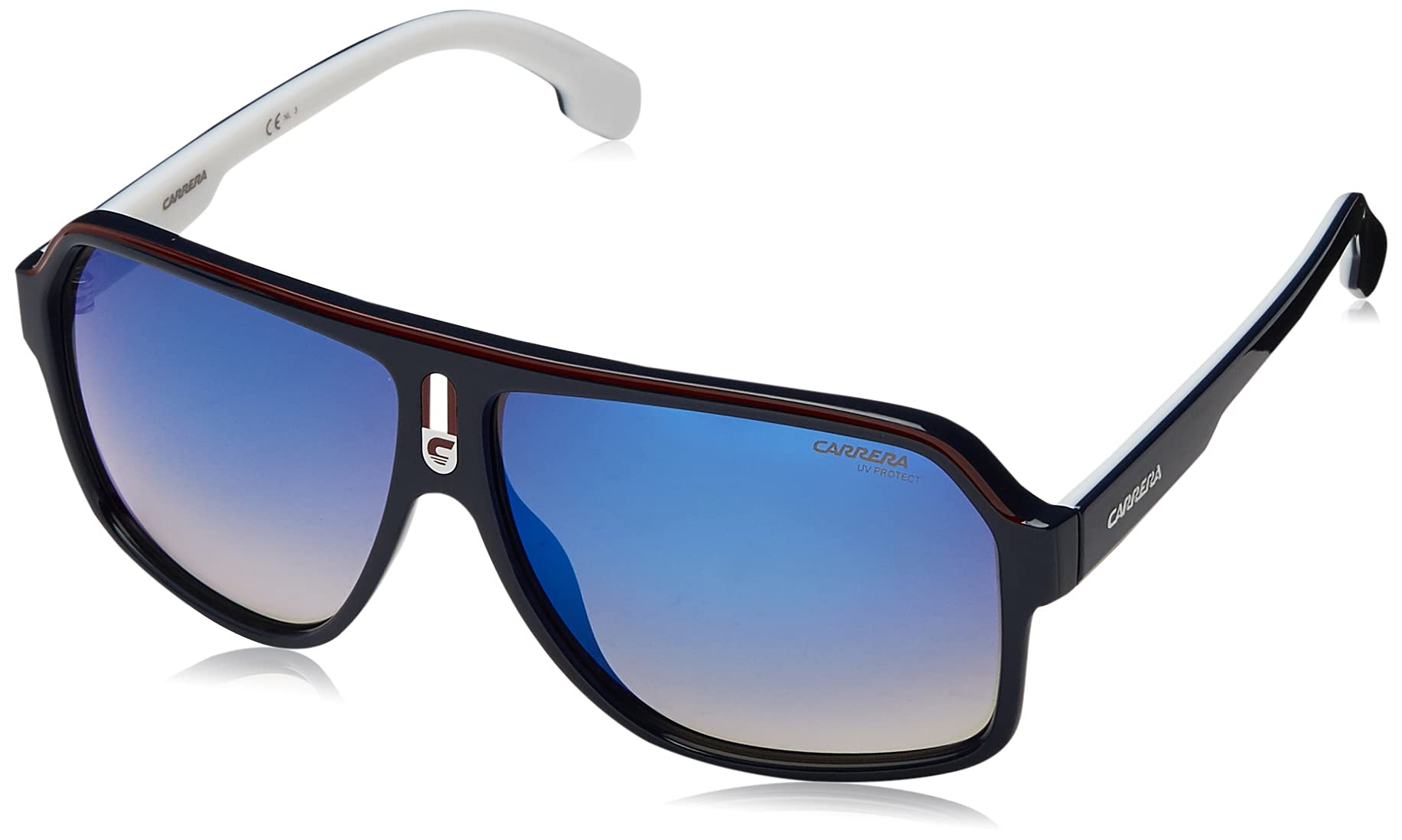 Foto 2 pulgar | Gafas De Sol Carrera Ca1001/s Con Montura Azul Y Lente Unisex De 62 Mm - Venta Internacional.