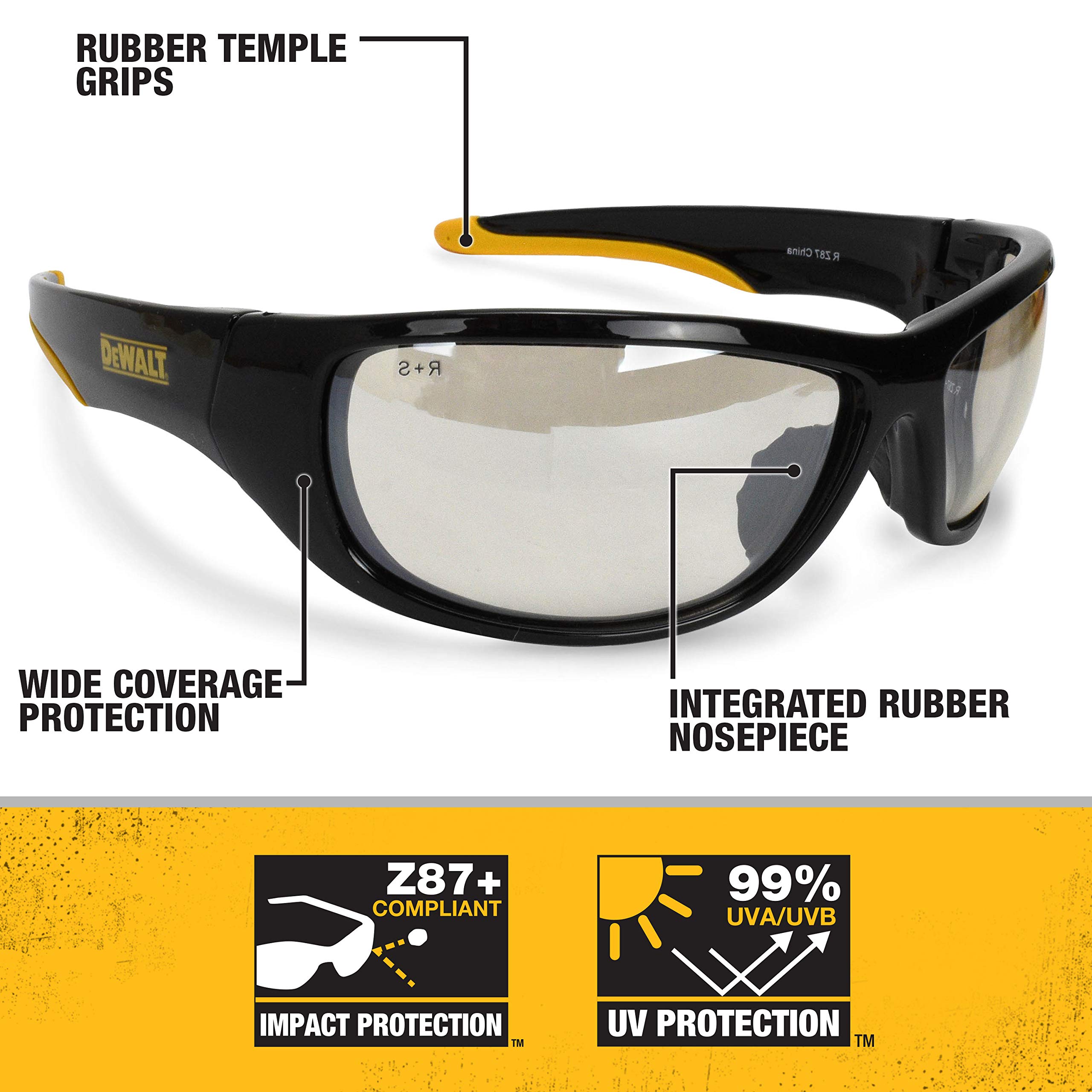 Foto 3 pulgar | Gafas De Seguridad Dewalt Dpg94-9c Dominator Con Lentes Para Interiores/exteriores - Venta Internacional.