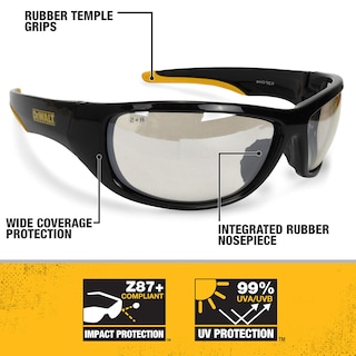 Foto 2 | Gafas De Seguridad Dewalt Dpg94-9c Dominator Con Lentes Para Interiores/exteriores - Venta Internacional.