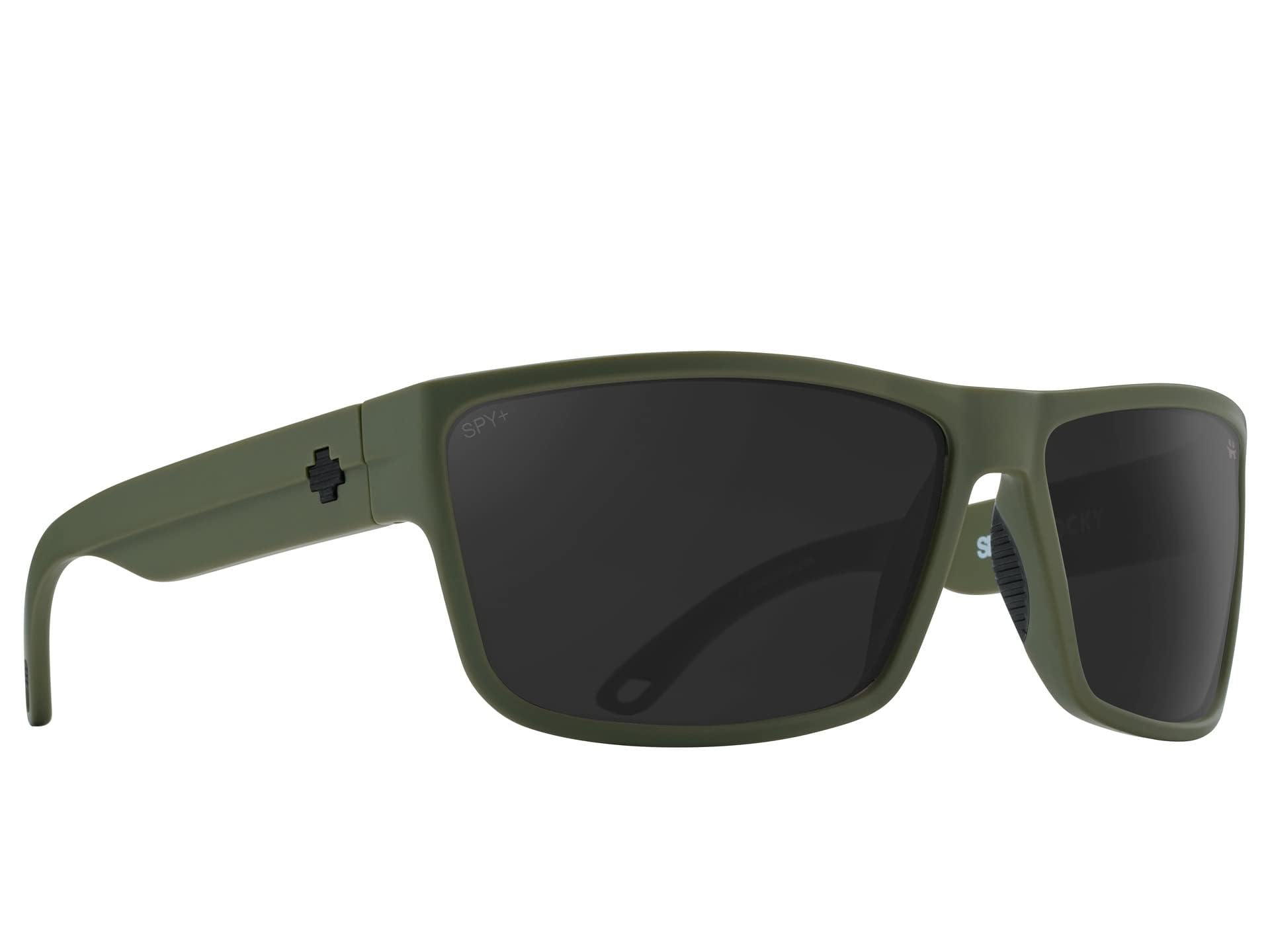 Foto 3 pulgar | Gafas De Sol Spy Rocky Matte Army Green - Happy Grey - Venta Internacional.