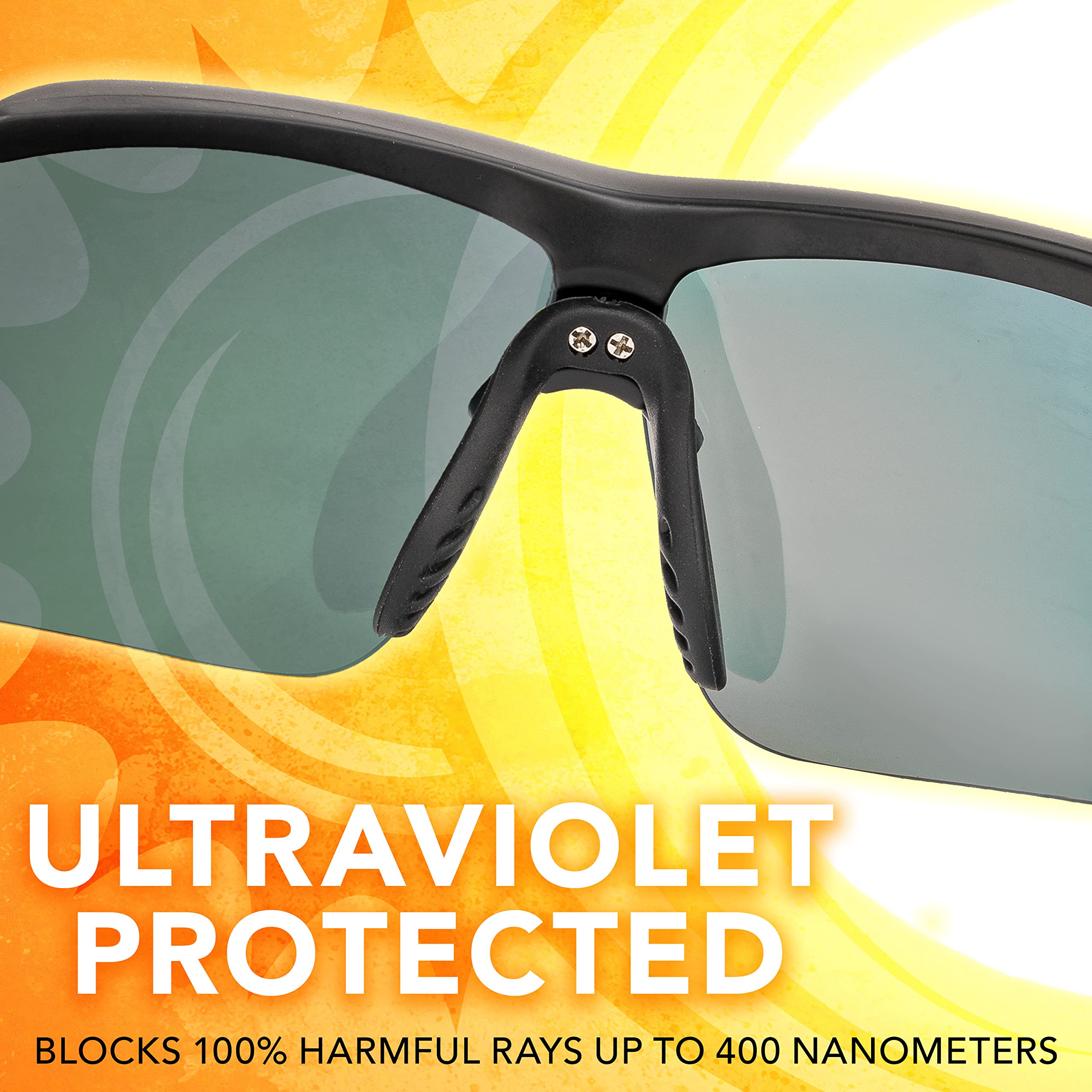Foto 6 pulgar | Gafas De Sol Franklin Sports Spartan 1486 Blk Polarized - Venta Internacional.