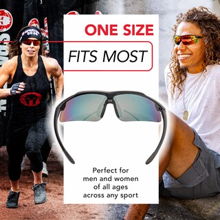 Foto 6 | Gafas De Sol Franklin Sports Spartan 1486 Blk Polarized - Venta Internacional.