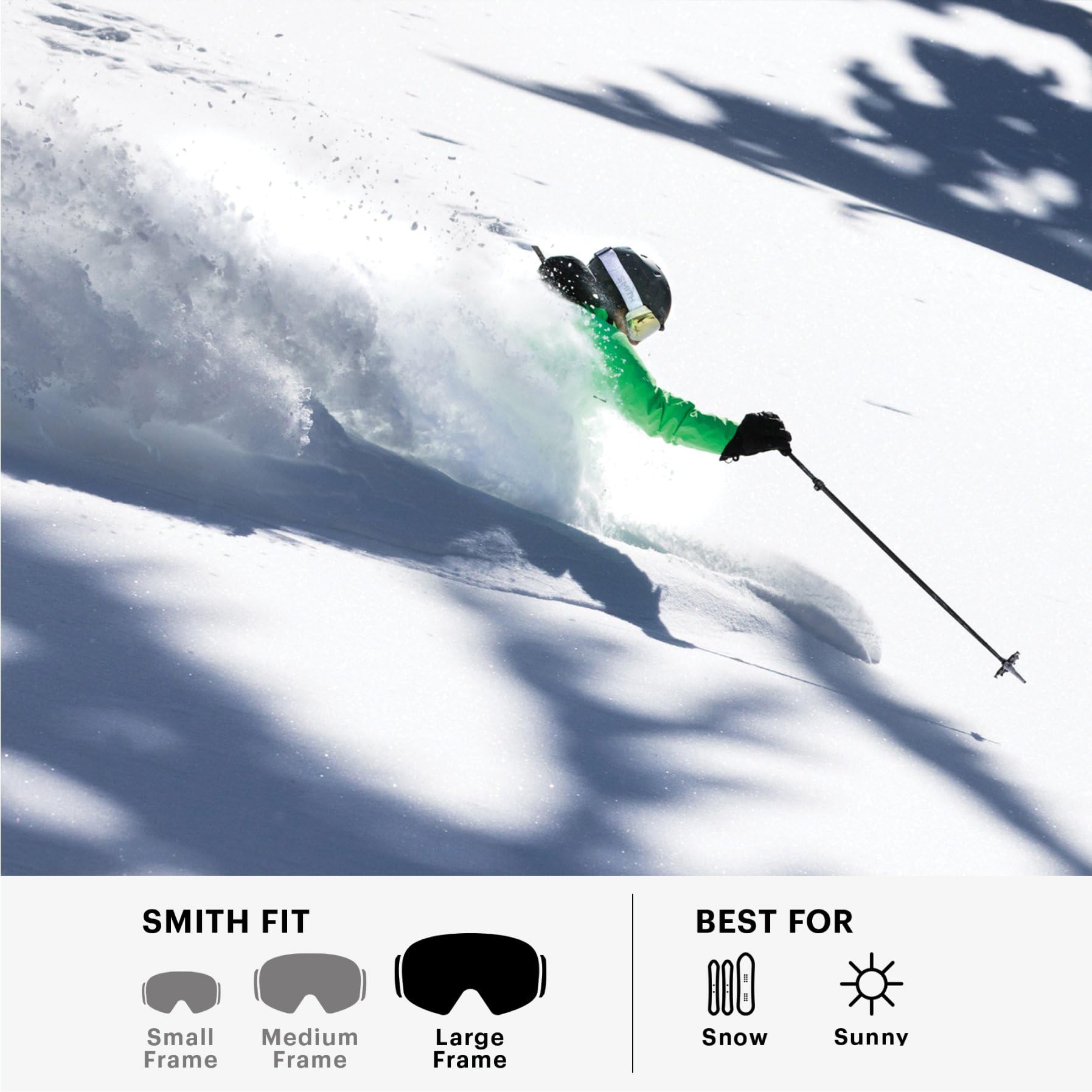 Foto 5 | Gafas De Nieve Smith 4d Mag Xl Para Adultos, Esquí Y Snowboard, Color Óxido - Venta Internacional.