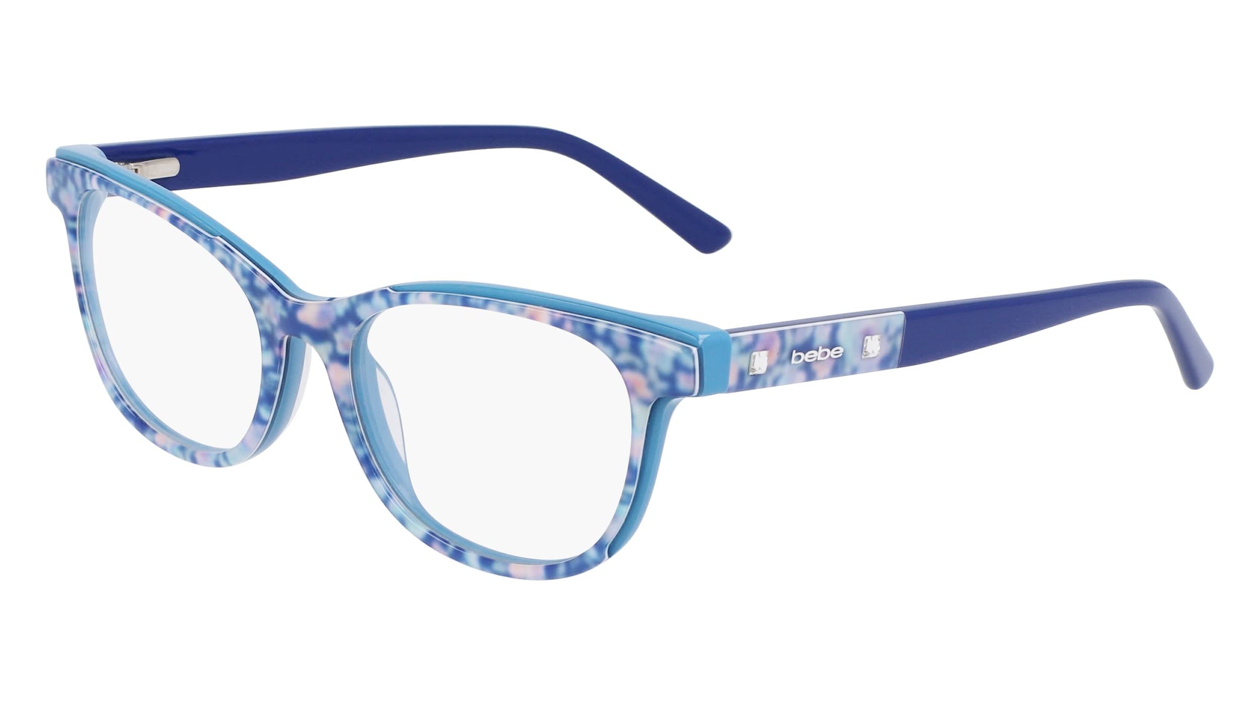 Foto 2 pulgar | Gafas De Sol Bebe Bb 5198 400, Color Azul Marino, Con Estampado Floral - Venta Internacional.