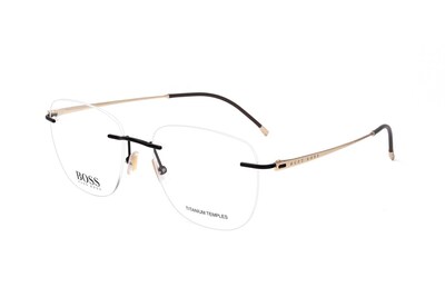 Foto 1 | Marco De Gafas Boss Hugo Boss 1266/c Negro Mate Para Hombre - Venta Internacional.