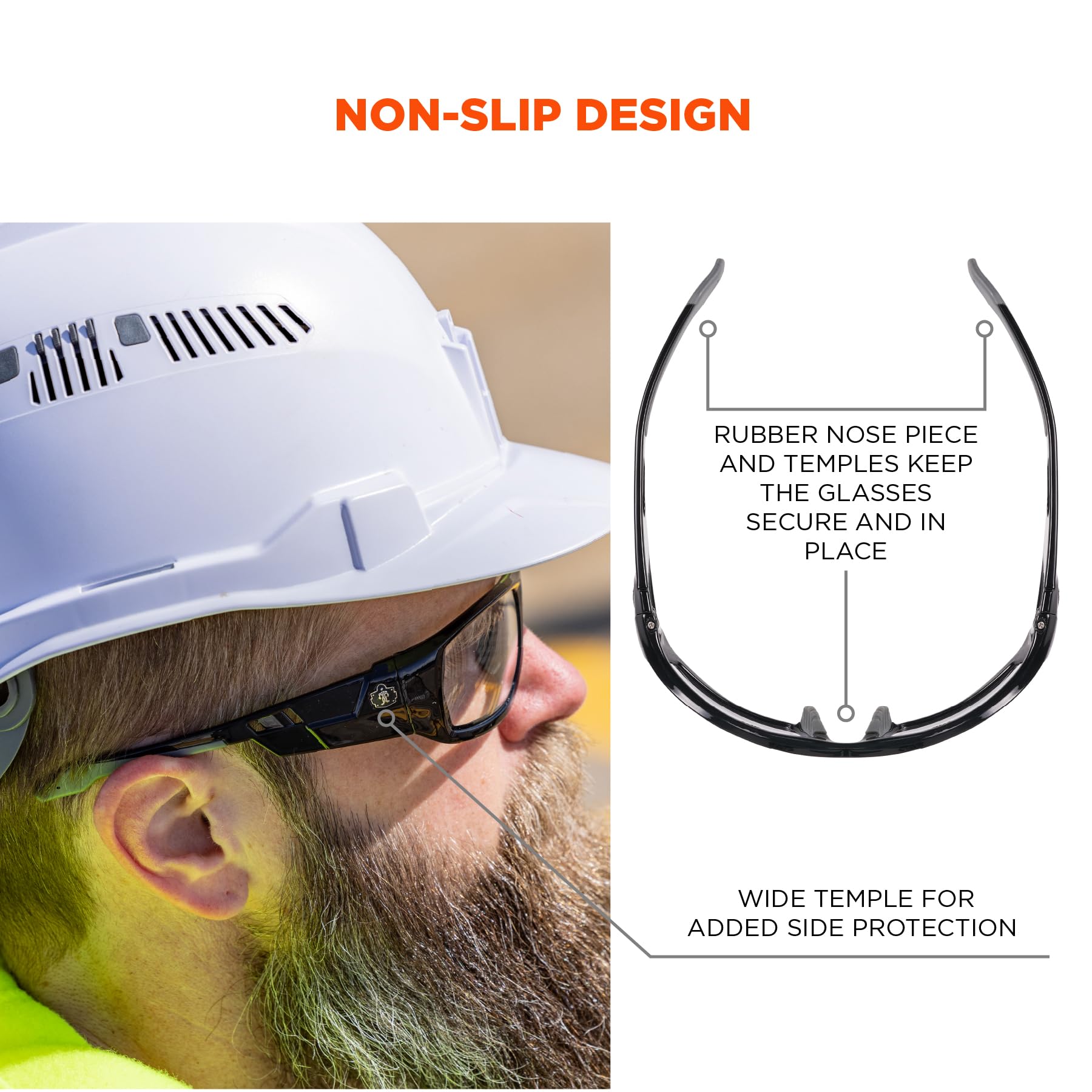 Foto 5 pulgar | Gafas De Seguridad Ergodyne Skullerz Odin Con Lentes Transparentes Antivaho - Venta Internacional.
