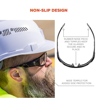 Foto 4 | Gafas De Seguridad Ergodyne Skullerz Odin Con Lentes Transparentes Antivaho - Venta Internacional.
