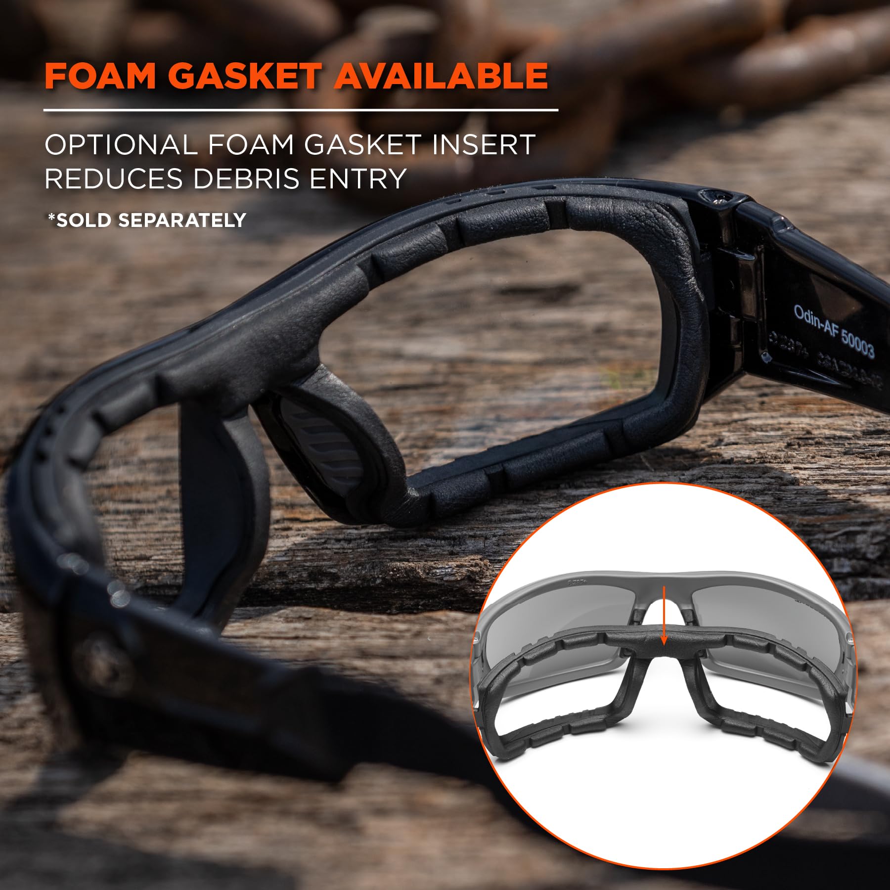 Foto 7 pulgar | Gafas De Seguridad Ergodyne Skullerz Odin Con Lentes Transparentes Antivaho - Venta Internacional.