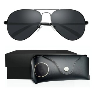 Foto 1 | Lentes De Sol Polarizadas Para Hombre Uv400v Eo Safe Imports Esi-19744 Negro