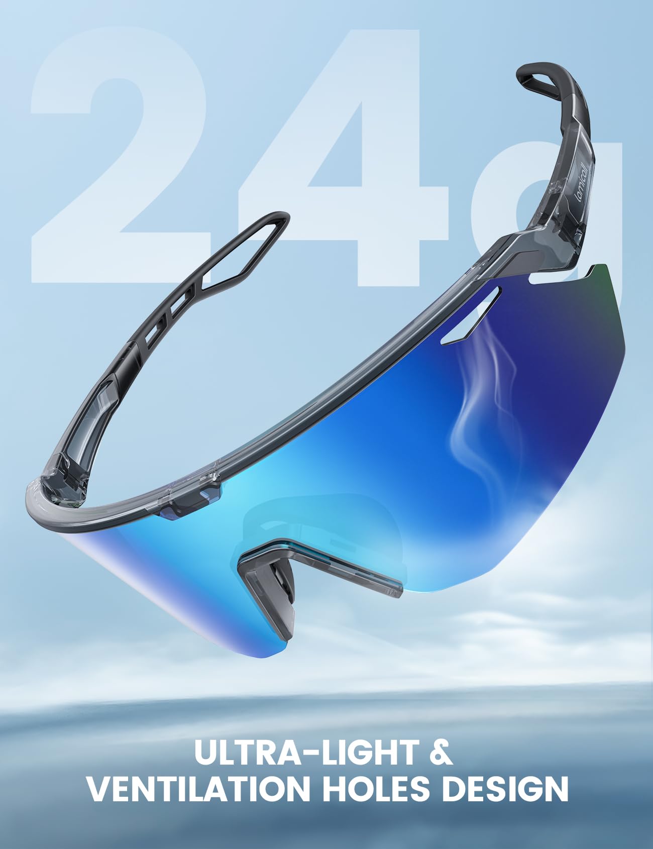 Foto 4 pulgar | Gafas De Sol Lamicall Polarized Sports Uv400 Para Hombre Y Mujer - Venta Internacional.