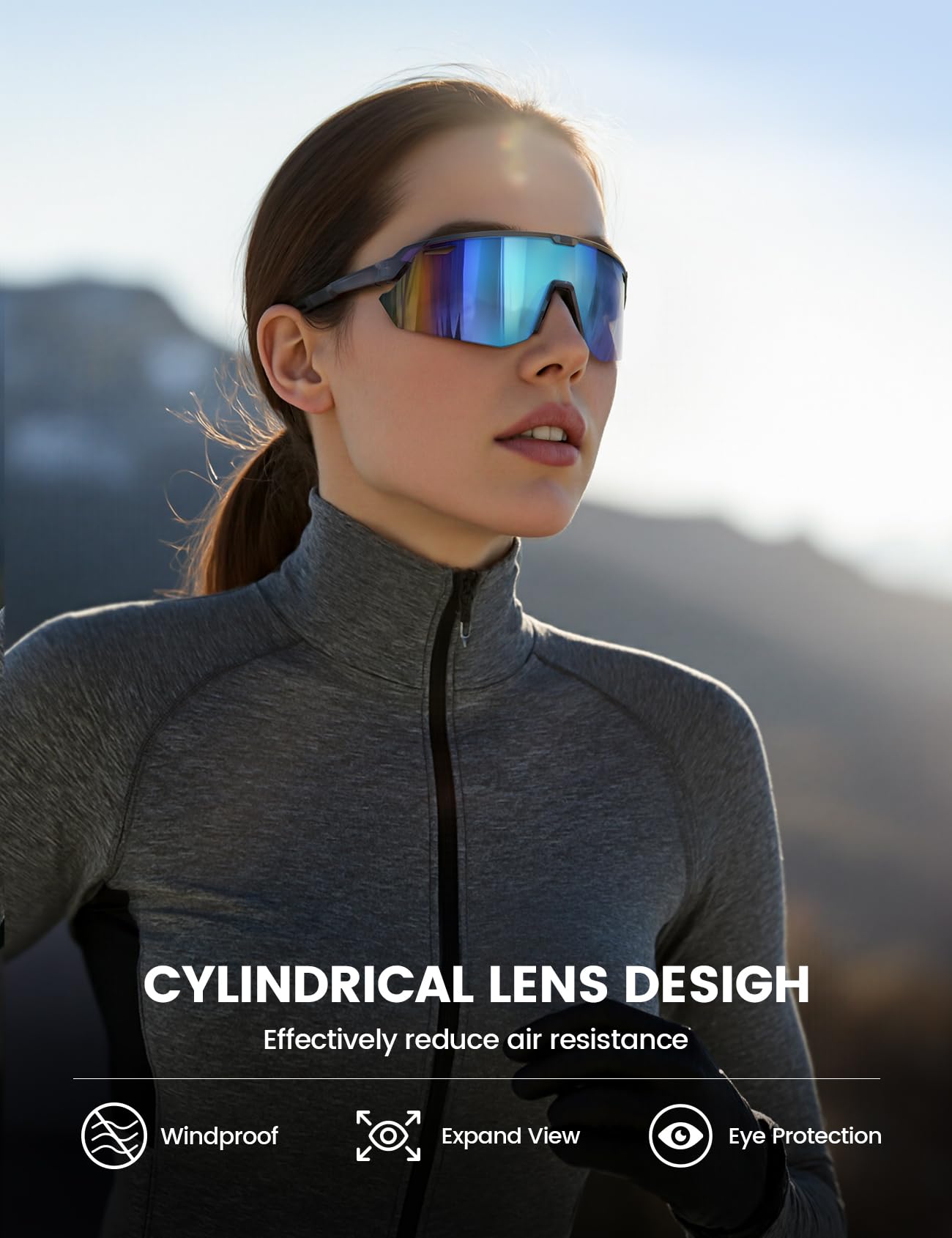Foto 5 pulgar | Gafas De Sol Lamicall Polarized Sports Uv400 Para Hombre Y Mujer - Venta Internacional.