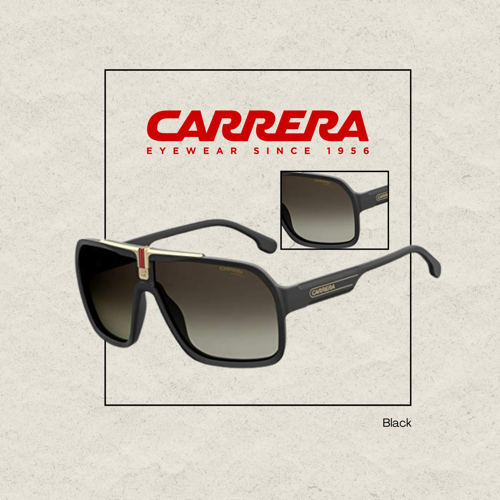 Foto 3 pulgar | Gafas De Sol Carrera Ca1014/s Negro/marrón Degradado Para Hombre - Venta Internacional.