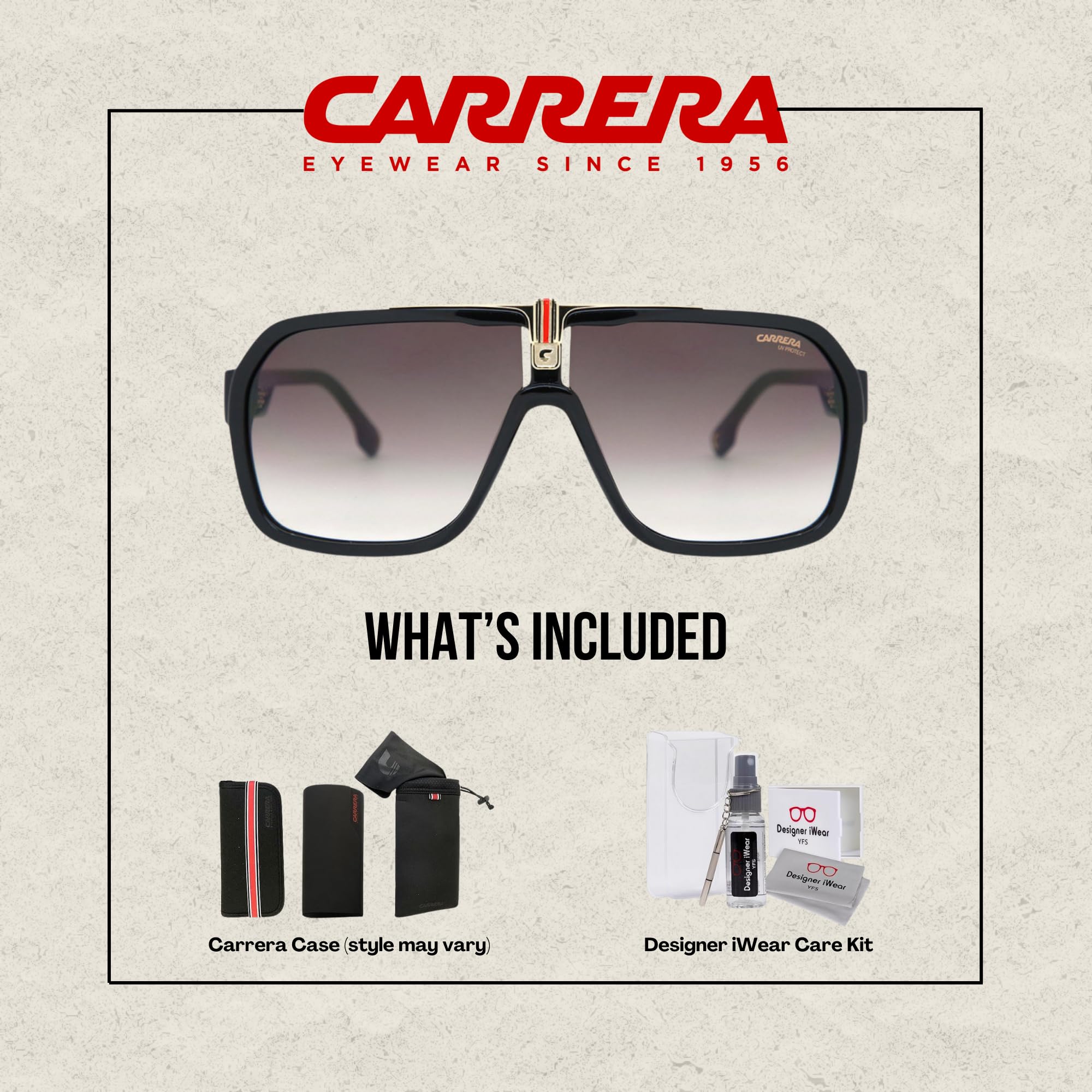Foto 5 pulgar | Gafas De Sol Carrera Ca1014/s Negro/marrón Degradado Para Hombre - Venta Internacional.