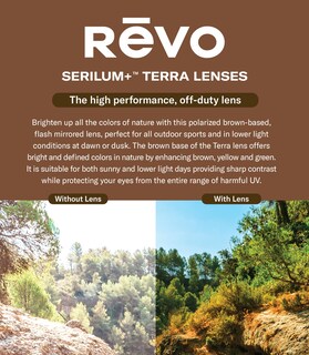 Foto 2 | Gafas De Sol Revo Descend A Lentes Polarizadas Sin Montura Estilo Aviator - Venta Internacional.