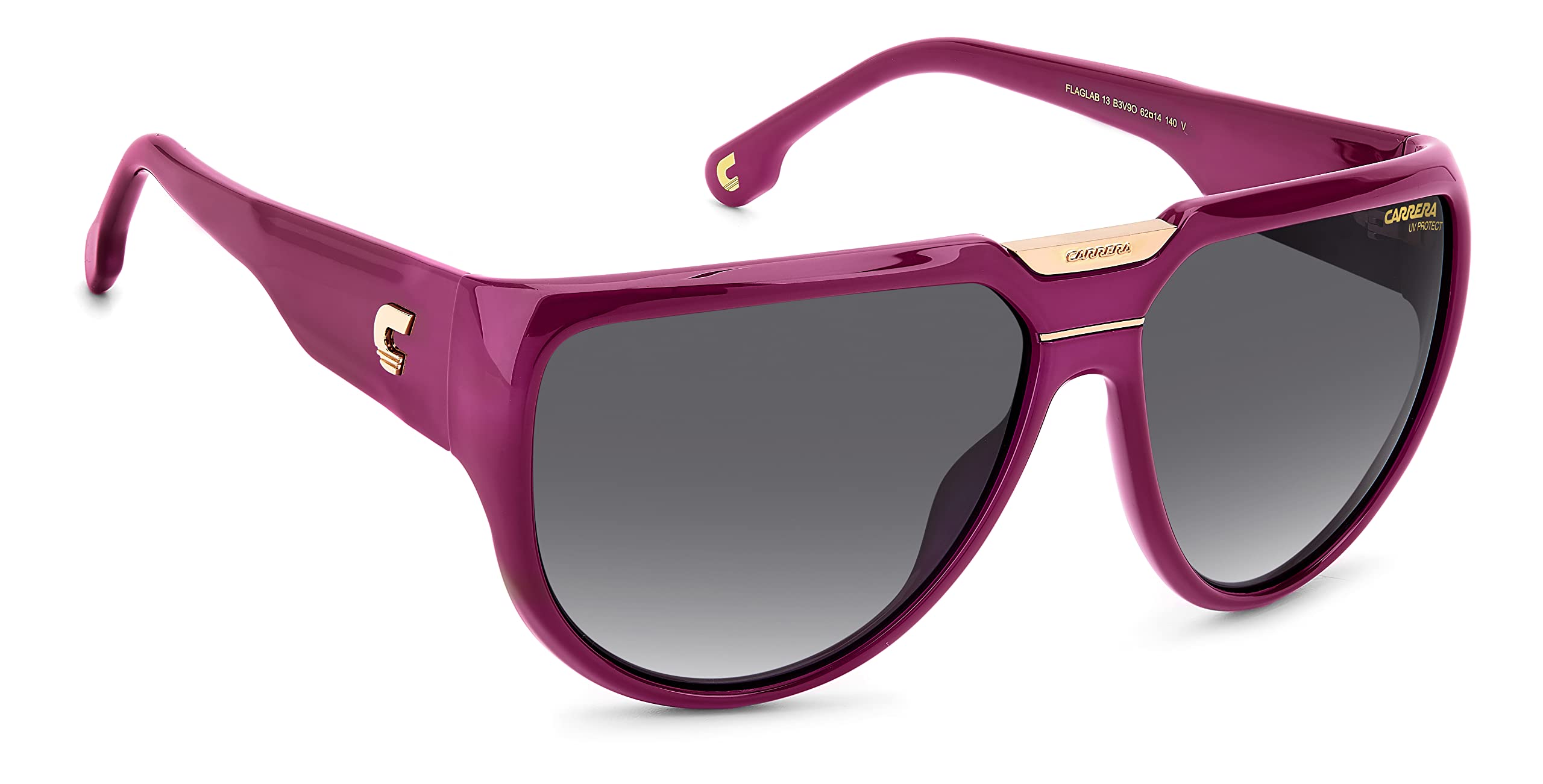 Foto 4 pulgar | Gafas De Sol Carrera Flaglab 13 B3v Lila/gris Sombreadas 62mm - Venta Internacional.