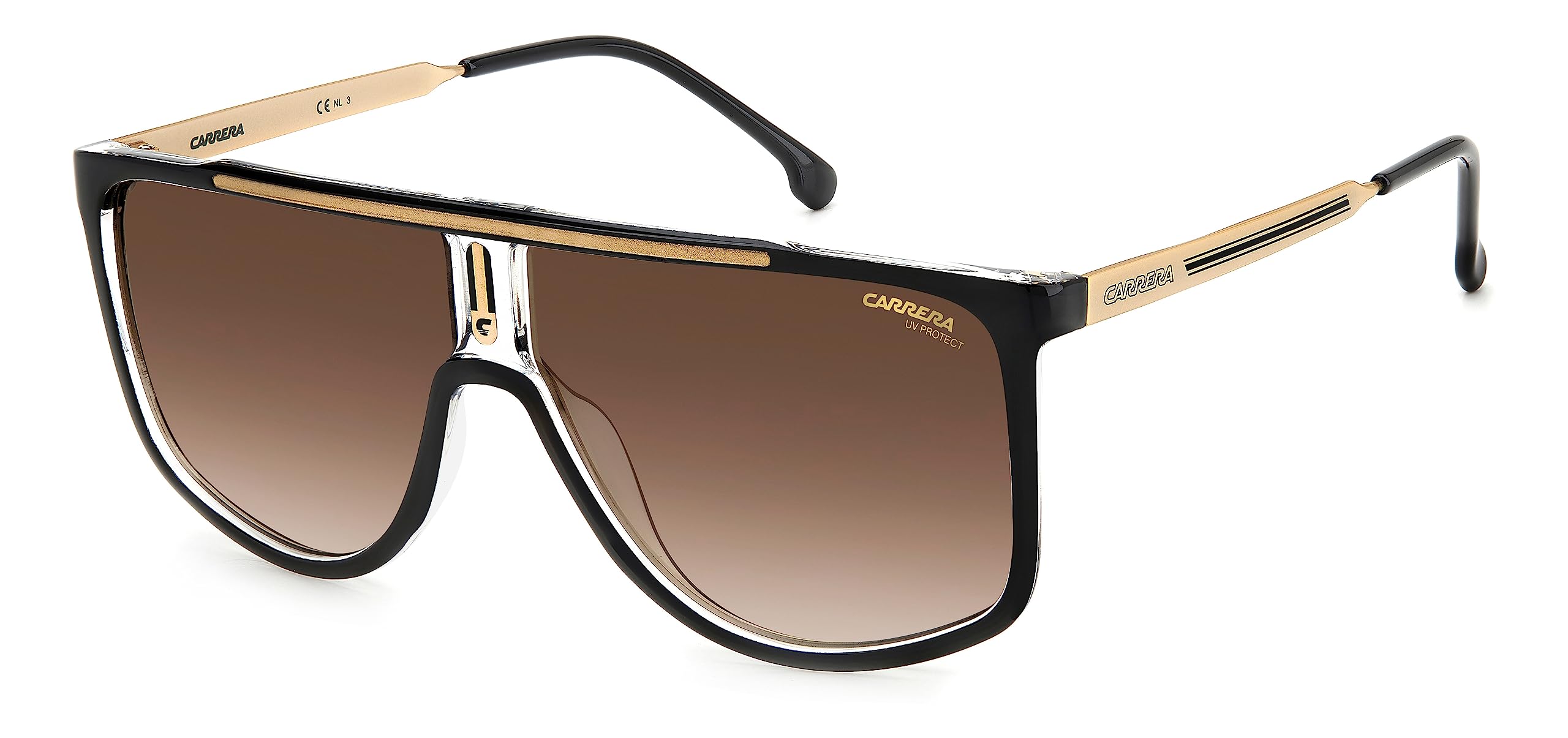 Foto 1 | Gafas De Sol Carrera Carrera 1056/s 2m2 Para Hombre  Negro Y Dorado - Venta Internacional.