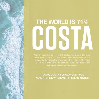 Foto 6 | Gafas De Sol Costa Del Mar Brine Para Hombre Polarizadas 580g Color Negro Mate - Venta Internacional.