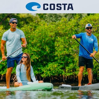 Foto 7 | Gafas De Sol Costa Del Mar Brine Para Hombre Polarizadas 580g Color Negro Mate - Venta Internacional.