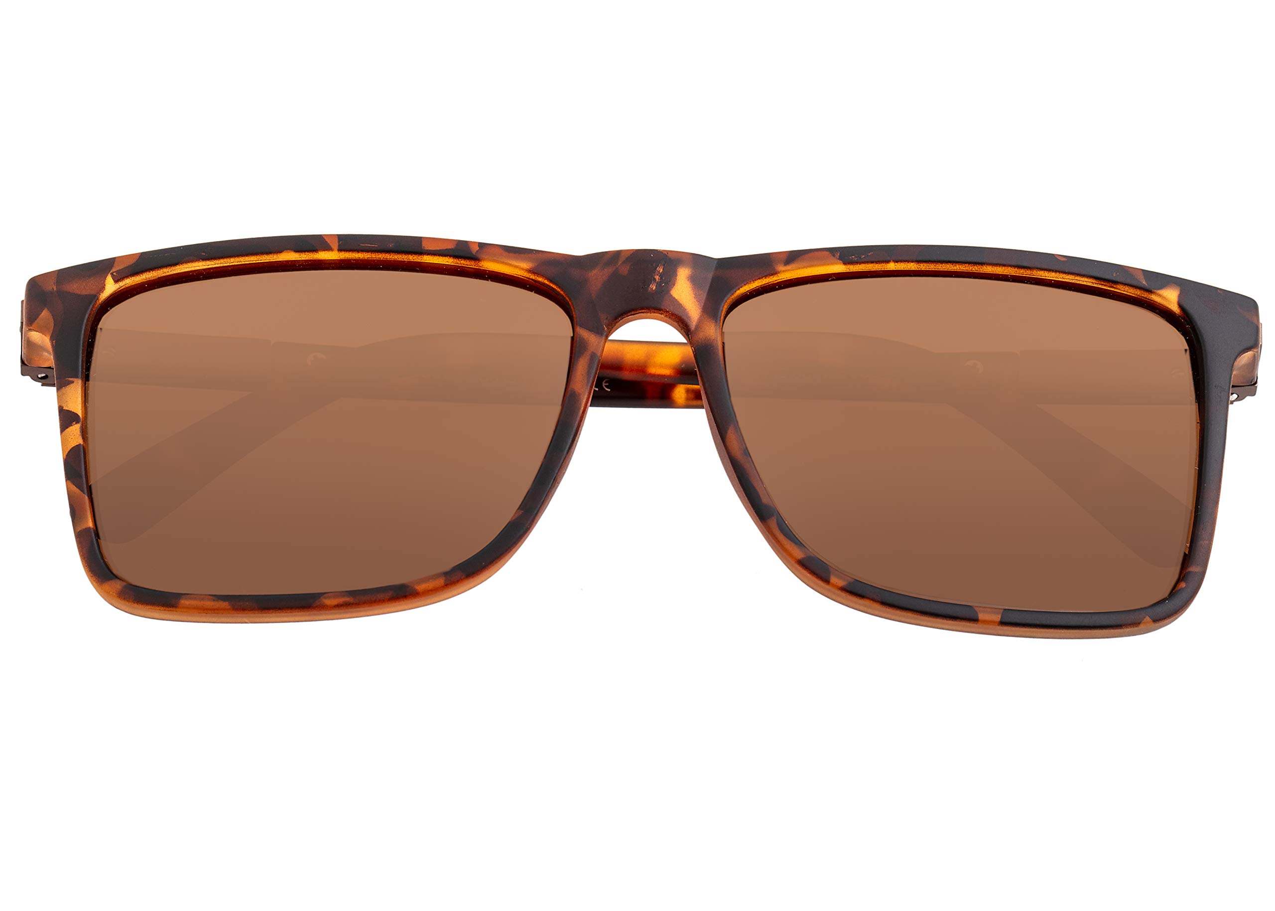 Foto 2 pulgar | Gafas De Sol Breed Caelum Polarizadas Para Hombre  Color Marrón Y Tortuga - Venta Internacional.
