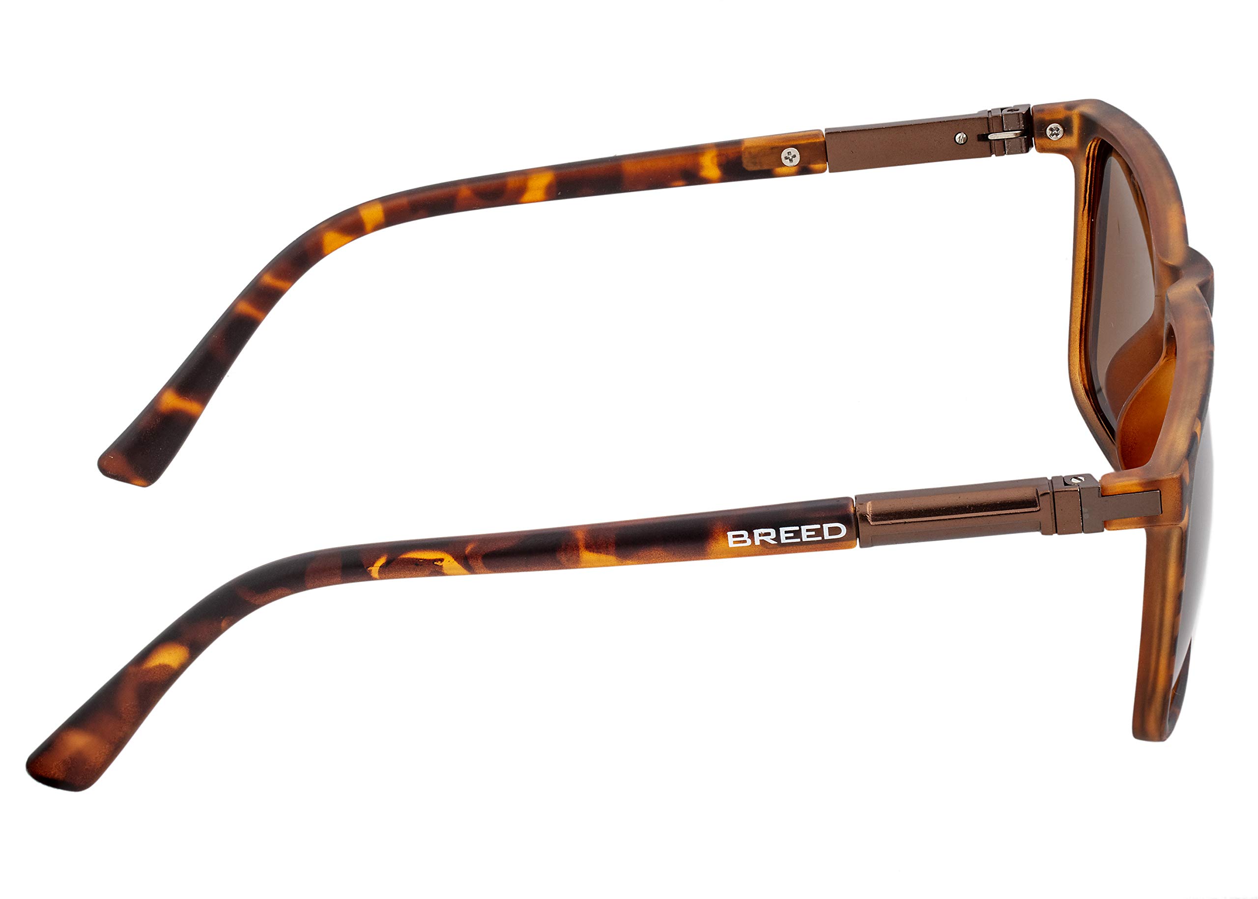 Foto 4 pulgar | Gafas De Sol Breed Caelum Polarizadas Para Hombre  Color Marrón Y Tortuga - Venta Internacional.