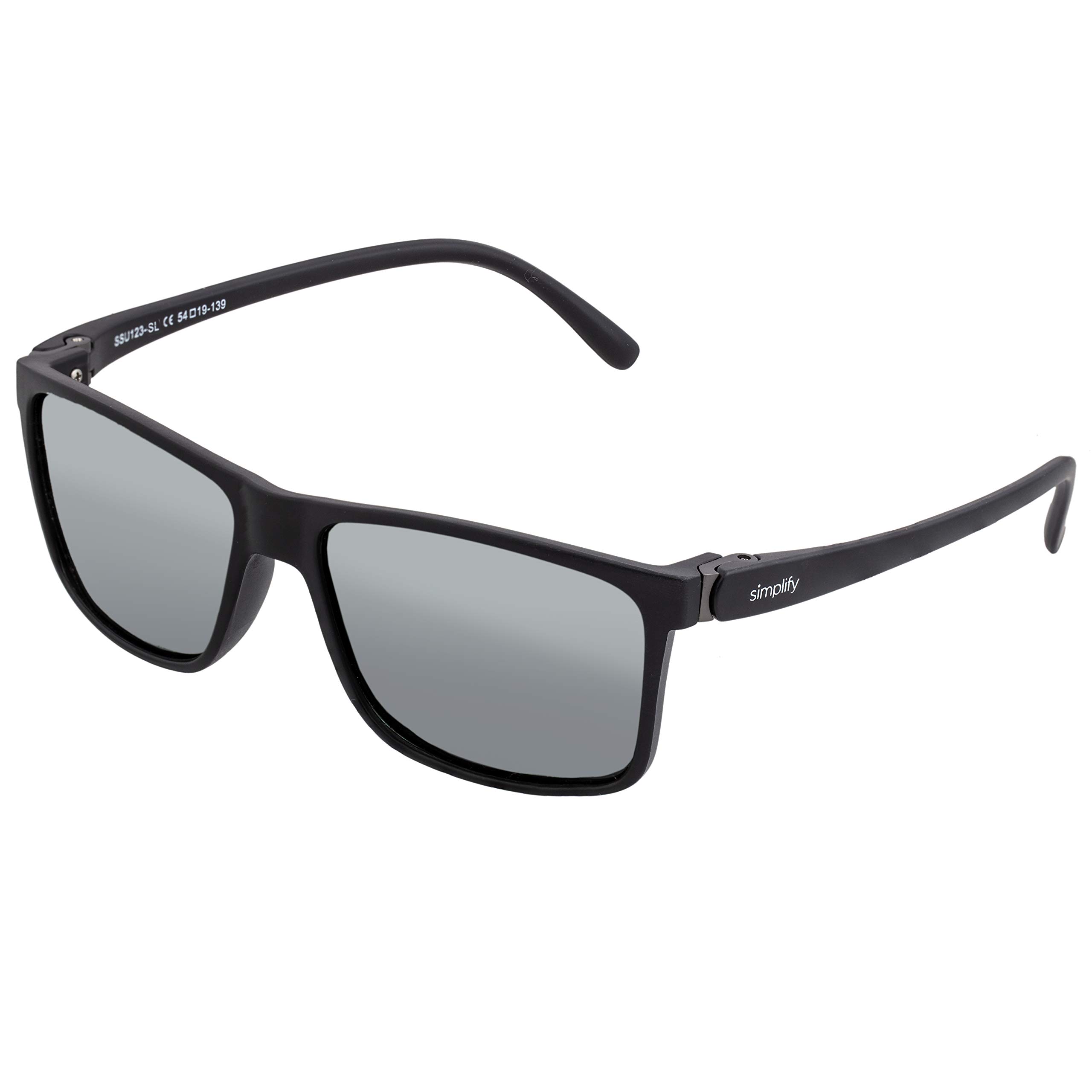 Foto 3 pulgar | Gafas De Sol Unisex Ssu123-sl Simplify Ellis Con Revestimiento De Espejo Wayfarer - Venta Internacional.
