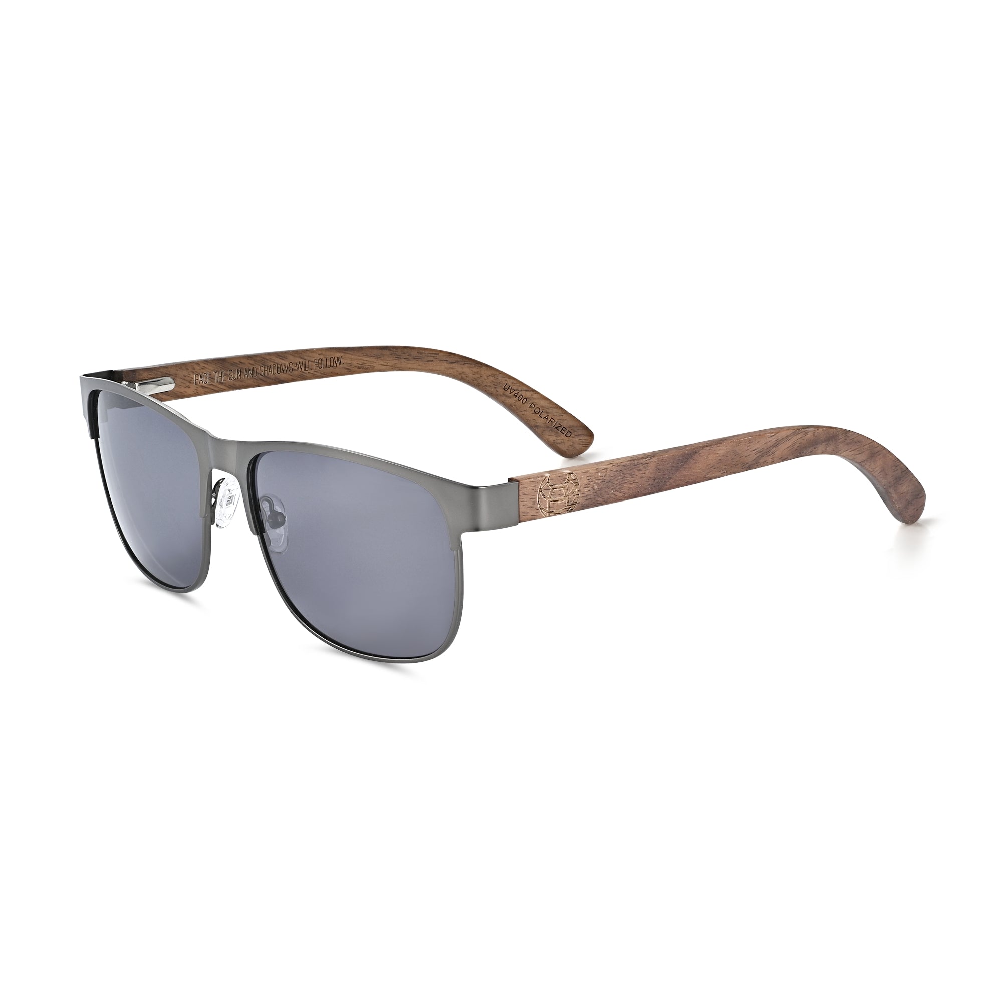 Foto 2 pulgar | Gafas De Sol Earth Wood Troon Polarizadas Marrón Oscuro/negro - Venta Internacional.