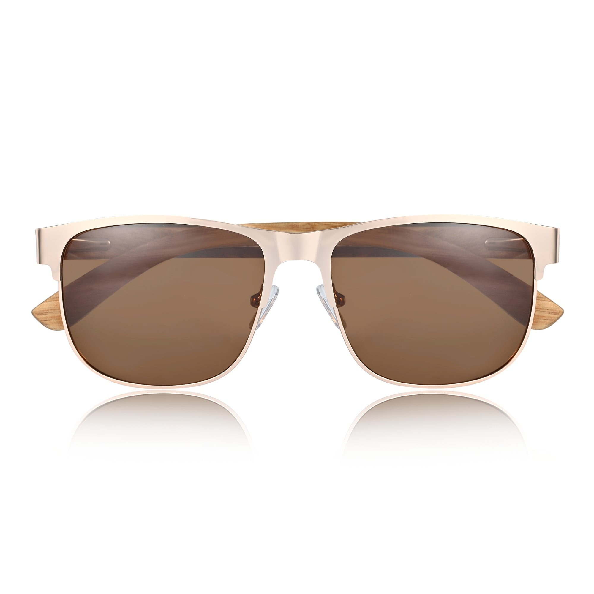 Foto 7 pulgar | Gafas De Sol Earth Wood Troon Polarizadas Marrón Oscuro/negro - Venta Internacional.