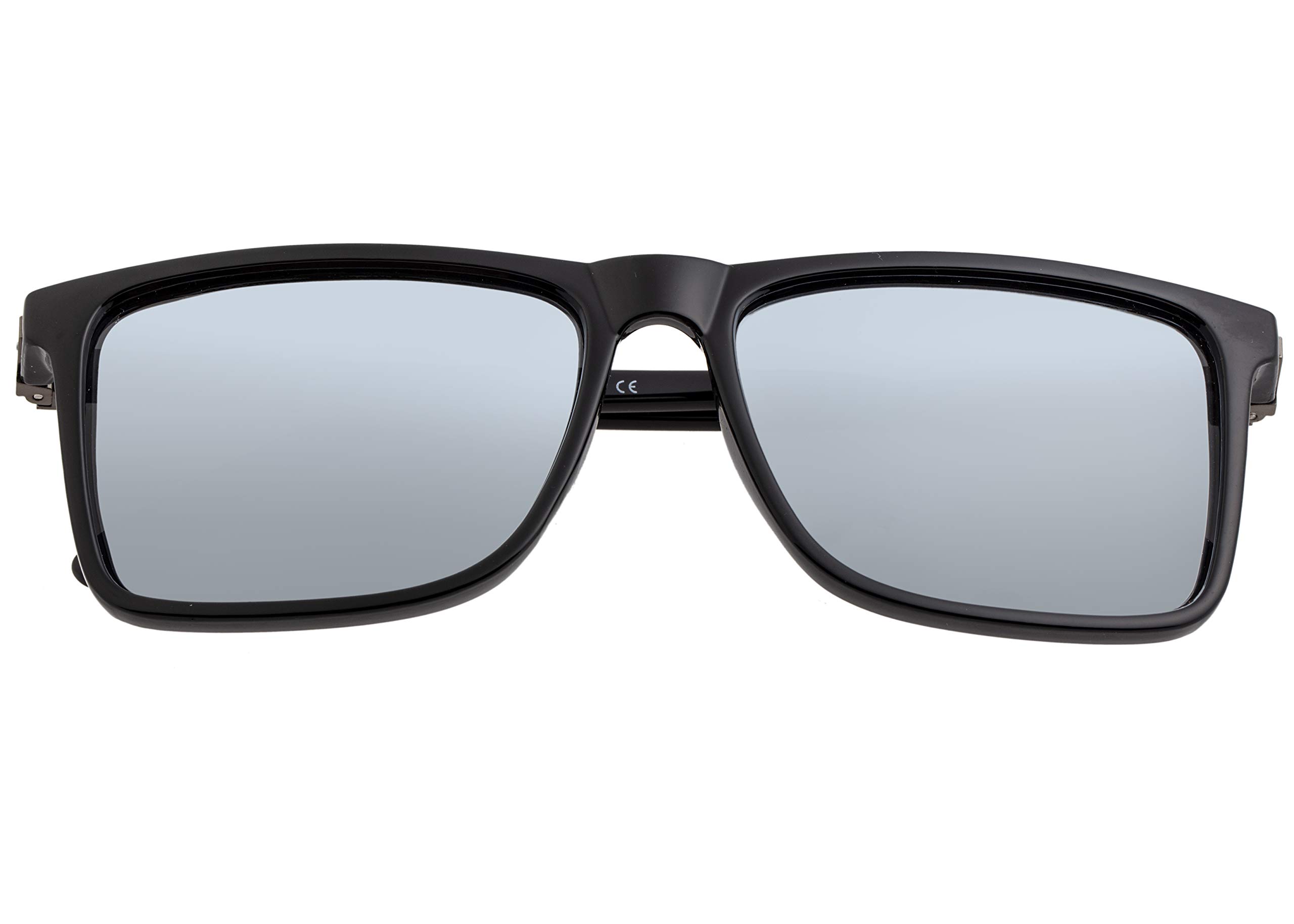 Foto 2 pulgar | Gafas De Sol Breed Caelum Polarizadas Para Hombre Negro/plata - Venta Internacional.