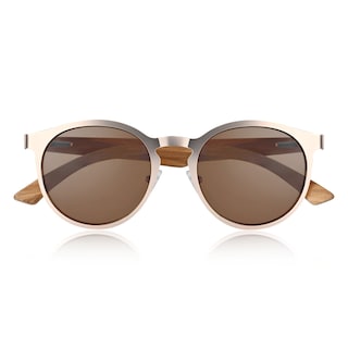 Foto 6 | Gafas De Sol Earth Wood Reine Polarizadas Negro/negro - Venta Internacional.