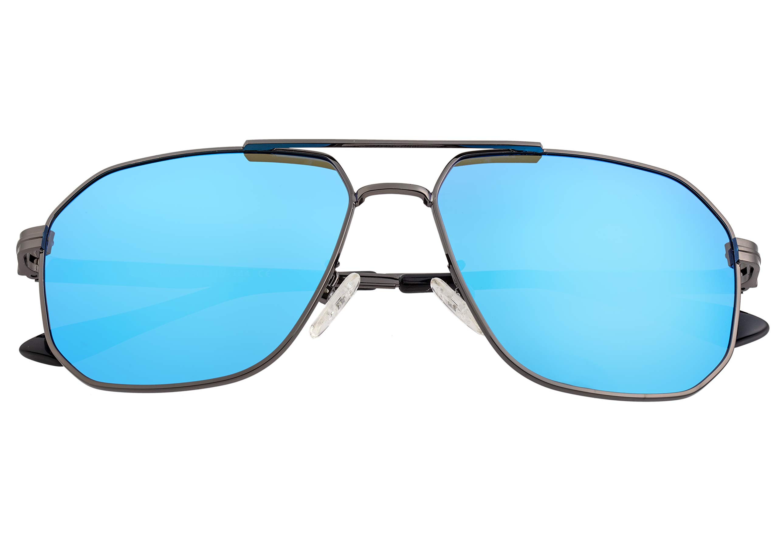 Foto 1 | Gafas De Sol Breed Norma Polarizadas Para Hombre  Color Gris Grisáceo Y Azul - Venta Internacional.