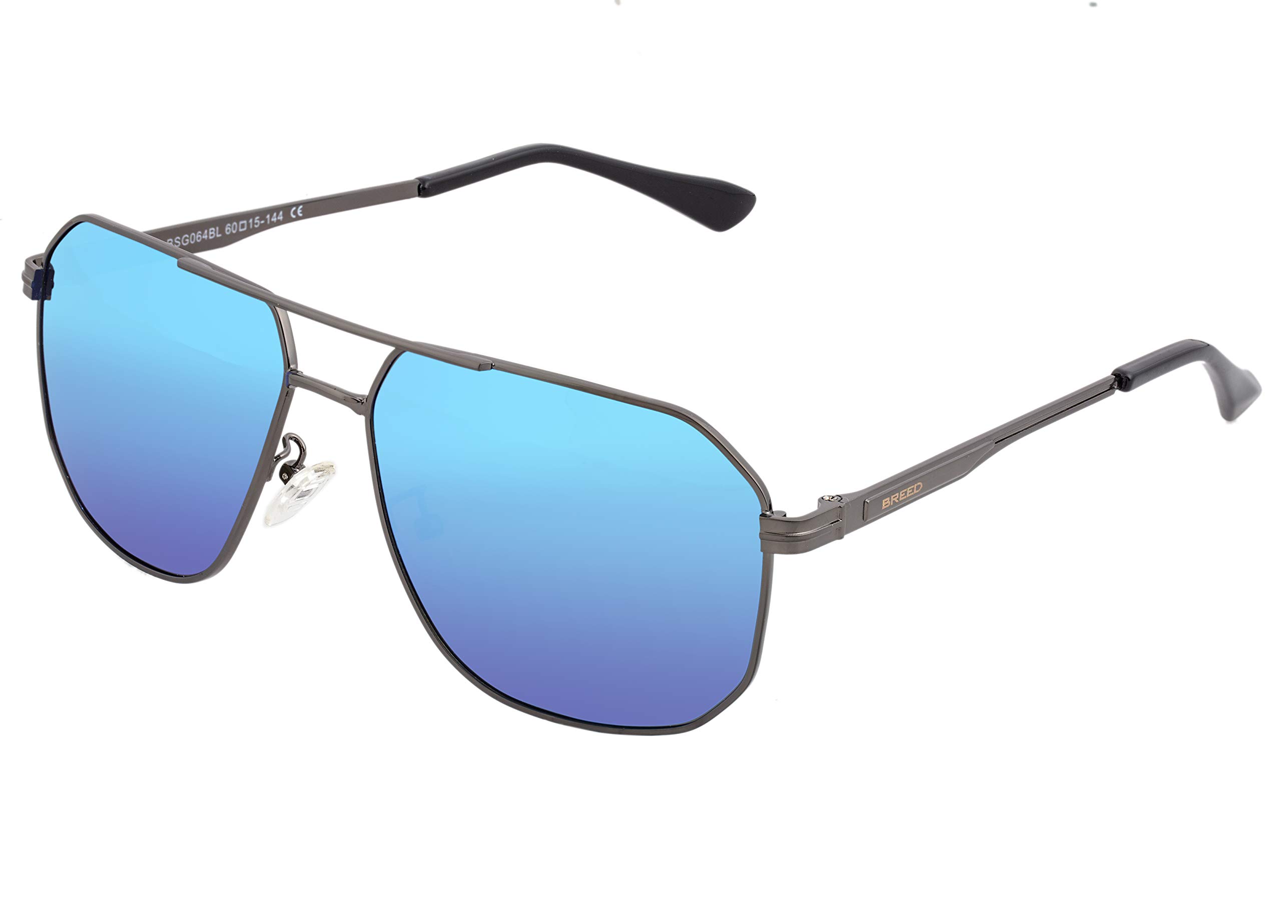 Foto 3 pulgar | Gafas De Sol Breed Norma Polarizadas Para Hombre  Color Gris Grisáceo Y Azul - Venta Internacional.