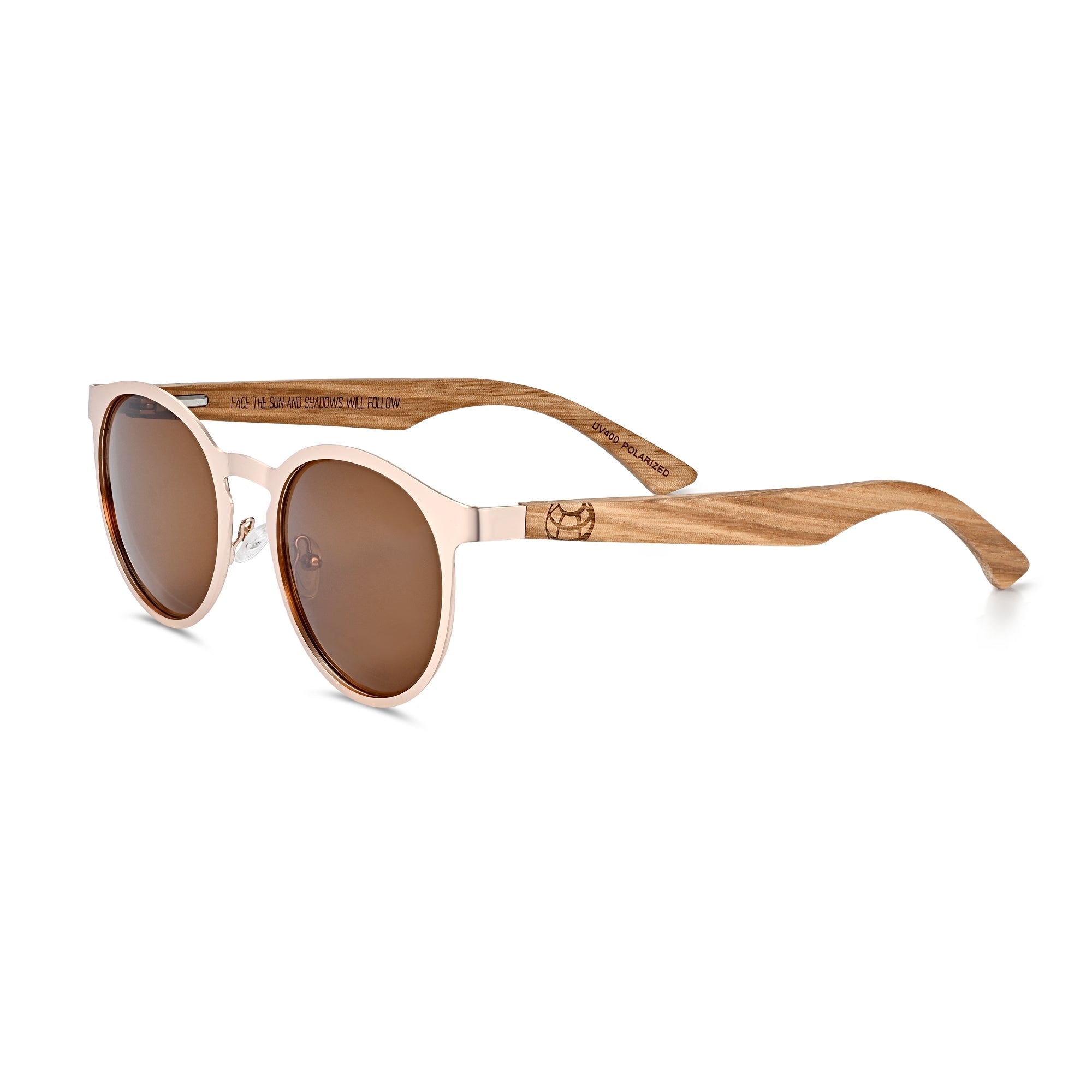 Foto 2 pulgar | Gafas De Sol Earth Wood Reine Polarizadas En Nogal/marrón - Venta Internacional.