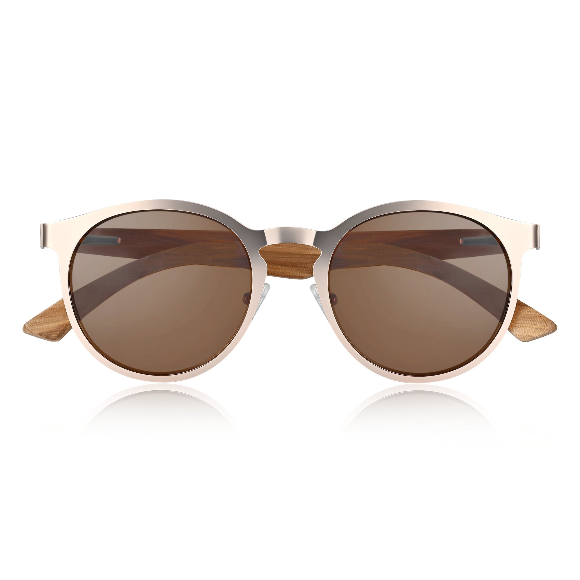 Foto 5 | Gafas De Sol Earth Wood Reine Polarizadas En Nogal/marrón - Venta Internacional.